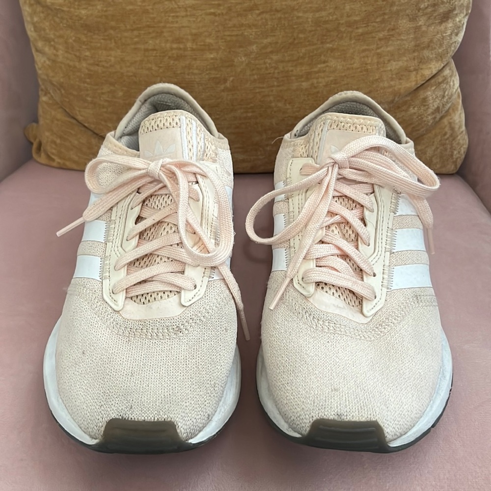 Pink Adidas Tennis Shoes